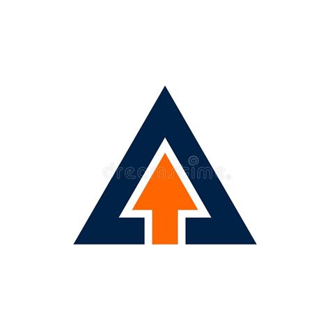 Un Design Dillustration De Modèle De Logo De Flèche De Lettre Vecteur