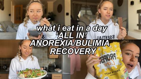 ALL IN ANOREXIA BULIMIA RECOVERY WHAT I EAT IN A DAY FEAR FOODS