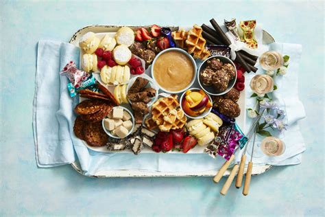 Below you'll find a decadent dessert combo for a fancy lobste dinner party: Best-ever dessert share platter Recipe | New Idea Food