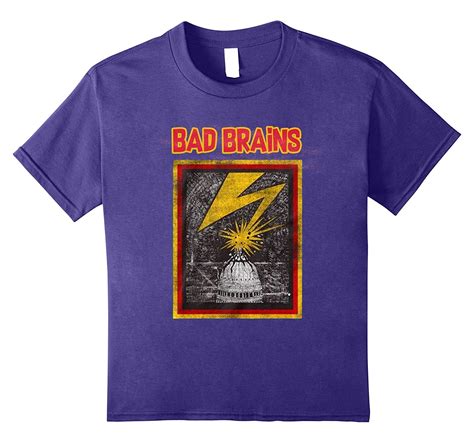 Politics Bad Brains Distressed Vintage Capitol Logo T Shirt 4lvs