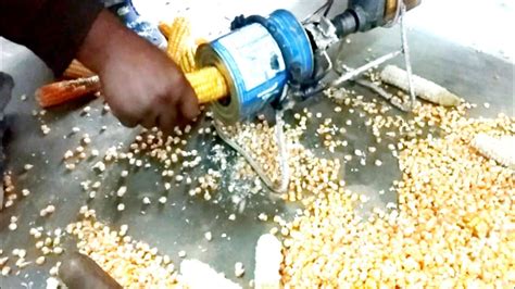Amzing Diy Corn Sheller Machine Youtube