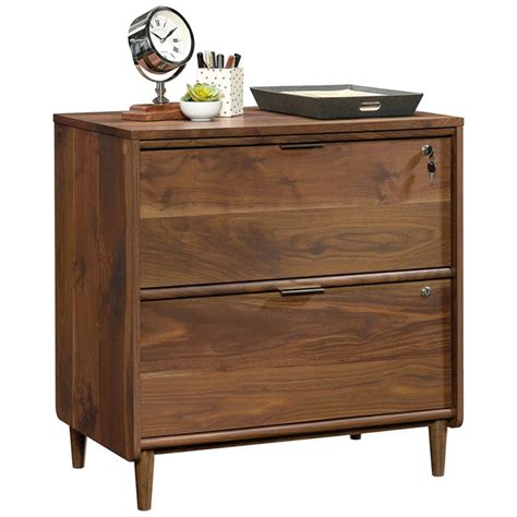 File away your important papers with a stylish touch with the bradstone walnut file cabinet. Sauder Clifford Place 2 Drawer Lateral File Cabinet in ...
