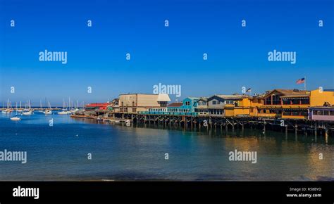 The Old Fishermans Wharf In Monterey California A Famous Tourist