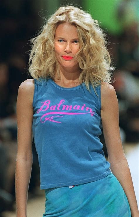 Claudia Schiffer Best Runway Looks Vogue Germany