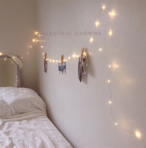 For example, if you are hanging fairy lights from a white wall, choose ones that have a white wire. Night Light Fairy Lights Bedroom Home Decor Living Room