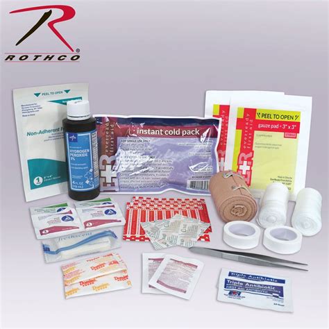 Rothco Tactical First Aid Kit Contentsdefault Title In 2021 First Aid