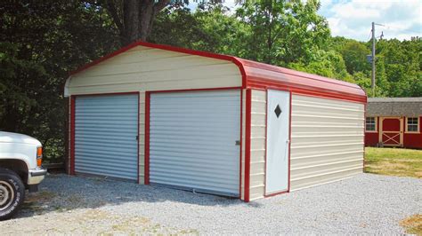 Enclosed Metal Garage Enclosed Garage Buildings And Structures