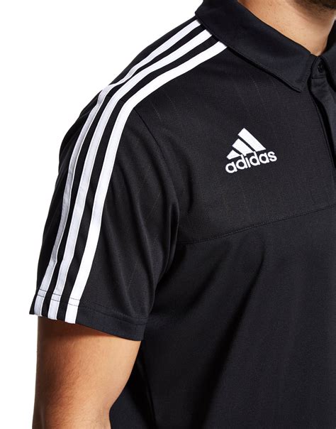 Adidas Synthetic Northern Ireland Climalite Polo Shirt In Black For Men