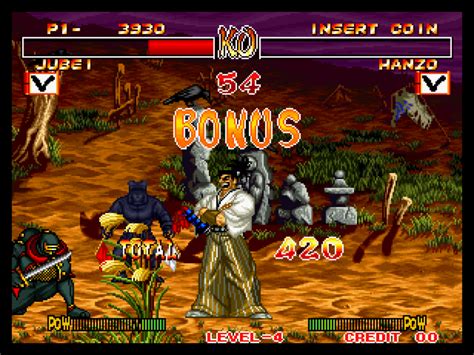 Samurai Shodown 2 Neo Geo 031 The King Of Grabs