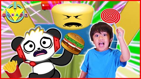 Get plushies of combo, gus, red titan get mystery squishies get headphones. Ryan Playing Roblox With Combo Panda | Free Robux ...