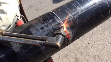 Pipe Beveling With A Cutting Torch Oxygen Actelyne Youtube