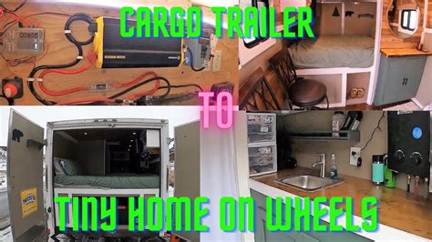 Cargo Trailer Camper Conversion Youtube