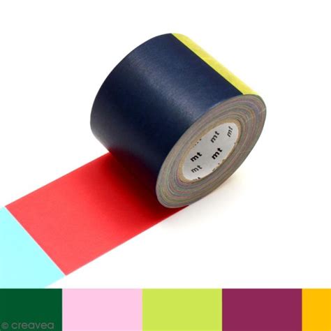masking tape large couleurs 4 5 cm x 15 m masking tape à motif creavea