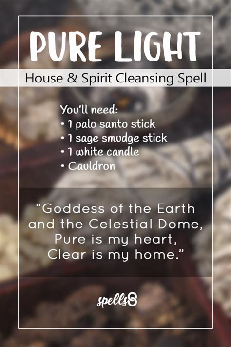 ‘pure Light House And Spirit Cleansing Spell Spells8