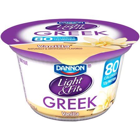 Add fage total 2% milkfat greek yogurt, plain, 48 oz item 1269739. Dannon Light & Fit Greek Vanilla Nonfat Yogurt, 5.3 oz ...