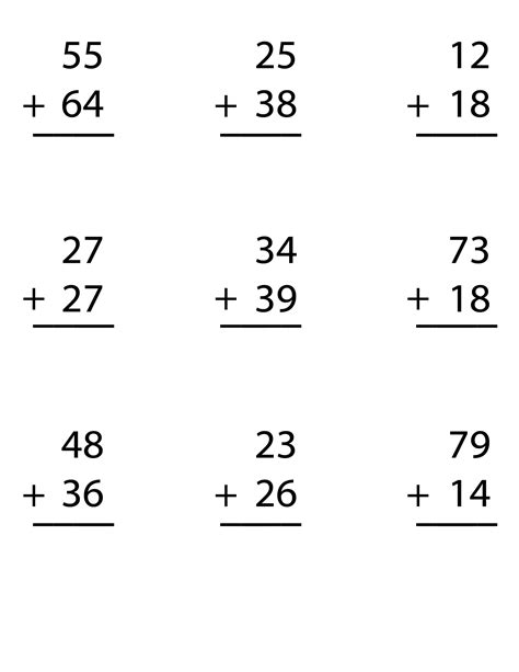 Try Our Free Worksheet For Double Digit Addition And Regrouping With Video