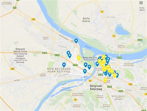 Mapa Beograda Batajnica Superjoden