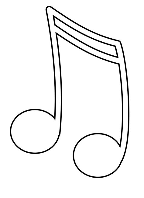 Preschoolers circles number printable coloring pages. Free Printable Music Note Coloring Pages For Kids | Music ...