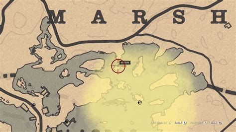 Red Dead Online Bluewater Marsh Treasure Location Map Guide Bravogame