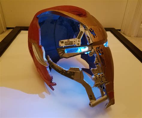 Avengersendgame Iron Man Helmet 9 Steps With Pictures Instructables