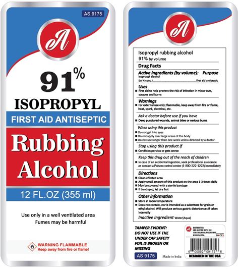 91 Isopropyl Rubbing Alcohol