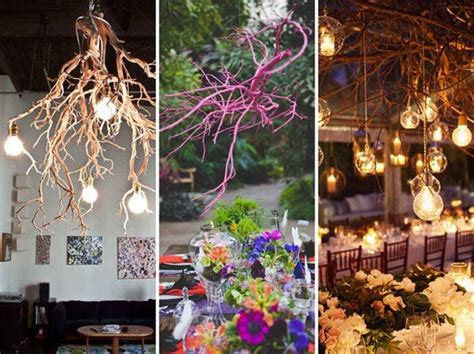 30 Creative Diy Ideas For Rustic Tree Branch Chandeliers Woohome