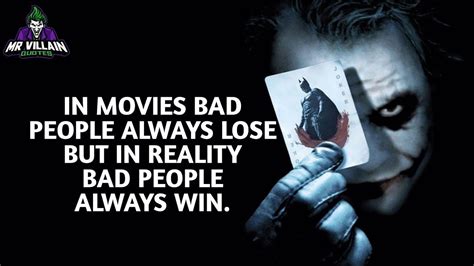 Best Villain Quotes Of All Times Mr Villain Quotes Joker Quotes
