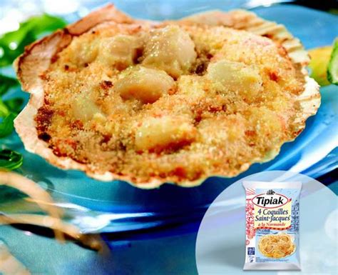 4 Coquilles Saint - Jacques à la Normande Tipiak