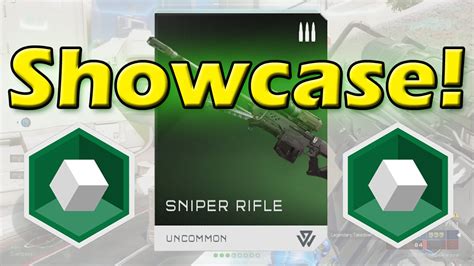 Halo 5 Sniper Rifle Showcase Uncommon Weapon Showcase Youtube