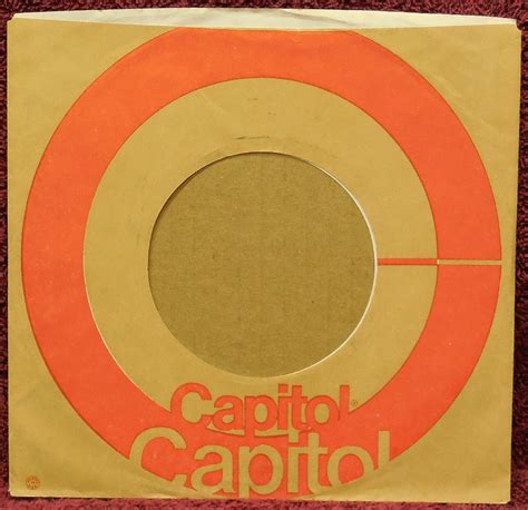 Capitol 45 Rpm Record Company Sleeves Page Capitol