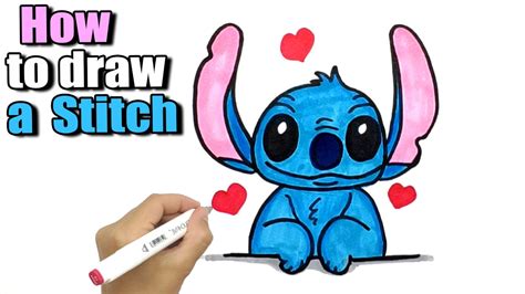15 Cute Easy Drawings Of Stitch Stitch Drawing Cute Easy Drawings Images