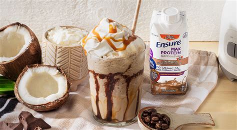 ensure® max protein coconut mocha frappe