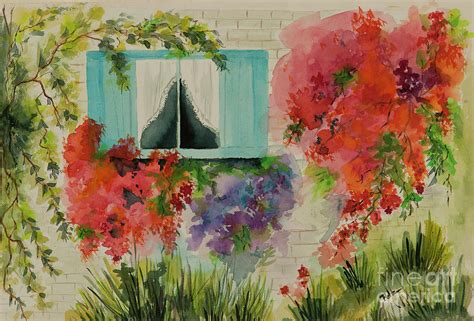 Summertime Flowers Painting By Pati Pelz Fine Art America