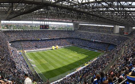 This time he's in milan for the derby della madonnina: Download wallpapers San Siro, football stadium, Giuseppe ...