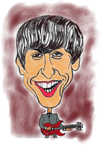 CARICATURAS DELBOY GEORGE HARRISON