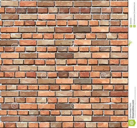 Brick Wall Seamless Background Stock Vector Image 38946034