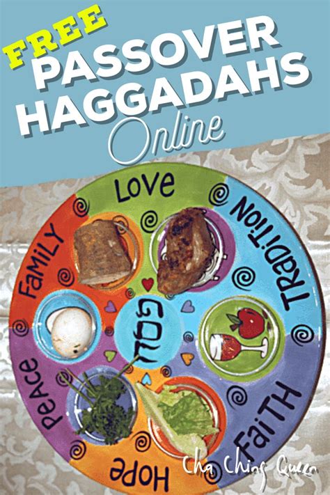 Short Seder List Free Printable Passover Haggadahs Online 2021