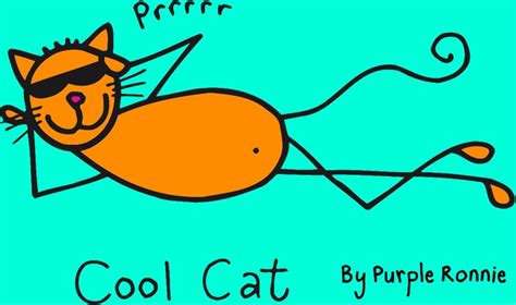 Cool Cat By Purple Ronnie Cool Cats Pikachu Purple Movie Posters
