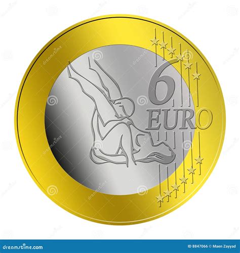 Erotic 6 Euro Coin Stock Illustration Illustration Of Sexual 8847066