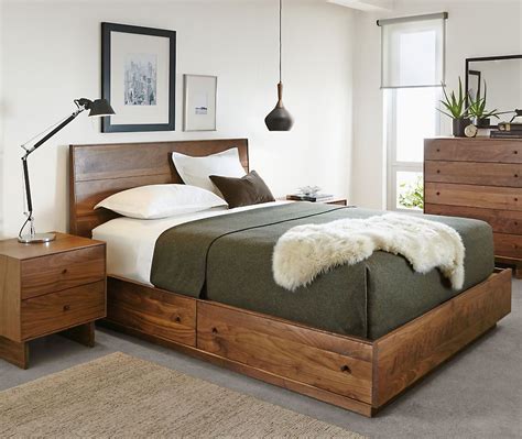 Hudson Bed With Storage Drawers Modern Bedroom Furniture Room