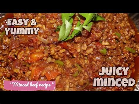 It's 1 of onion (medium size). HOW TO COOK MINCED BEEF RECIPE||EVERYDAY MAY. - YouTube