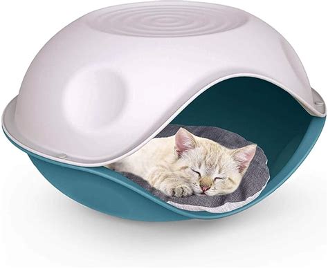 Cat Centre Blue Waterproof Outdoor Strong Plastic Pet Dog Cat Bed House