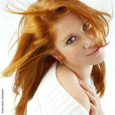 Sexy Redhead Stock Photo Adobe Stock