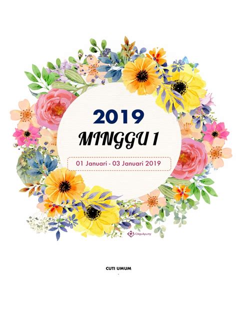  baharu takwim penggal persekolahan tahun 2019. Label Minggu Persekolahan 2019 A