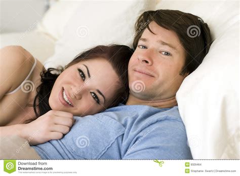 Couple In Bed Stock Images Image 9329464