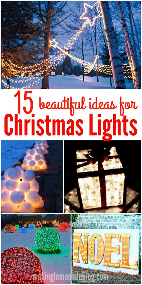 15 Beautiful Christmas Outdoor Lighting Diy Ideas Making
