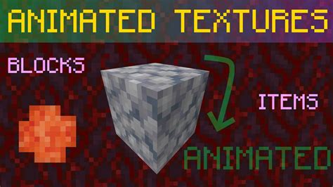 Animated Texture For Blocks And Items Mcreator 20211 Youtube