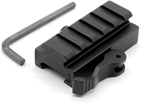 Tactical Qd Detachable 20mm Picatinny Rail Half Inch Low Profile Riser