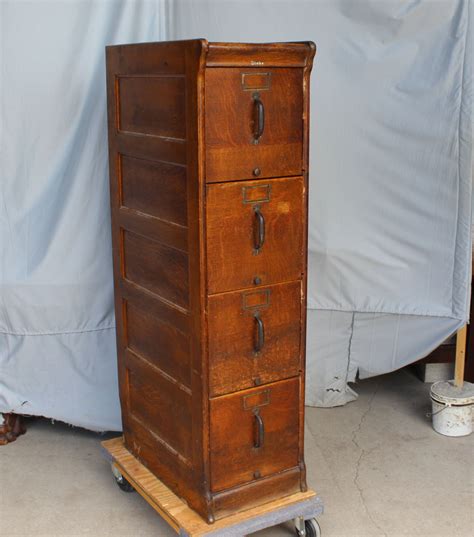 Antique Oak File Cabinet Bruin Blog