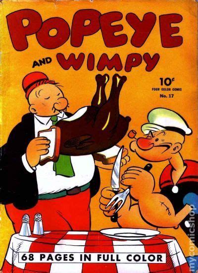 Four Color 1942 Series 2 17 Popeye And Whimpy Comic Book Cover Sailor